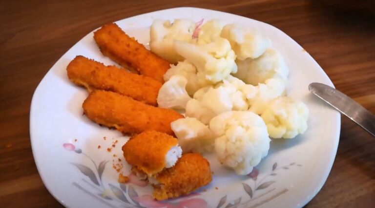 Fischstäbchen aus der Heißluftfritteuse