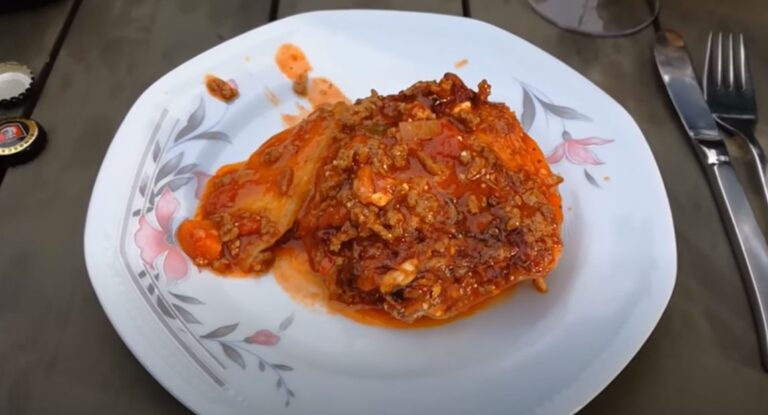 Kohlrabi Lasagne aus der Heißluftfritteuse Low carb