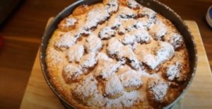 Pudding-Streusel-Kuchen aus der Heißluftfritteuse