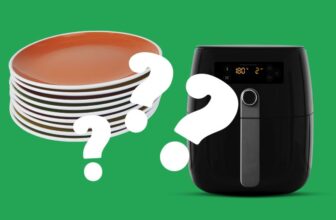 Teller in die Heißluftfritteuse - geht das?